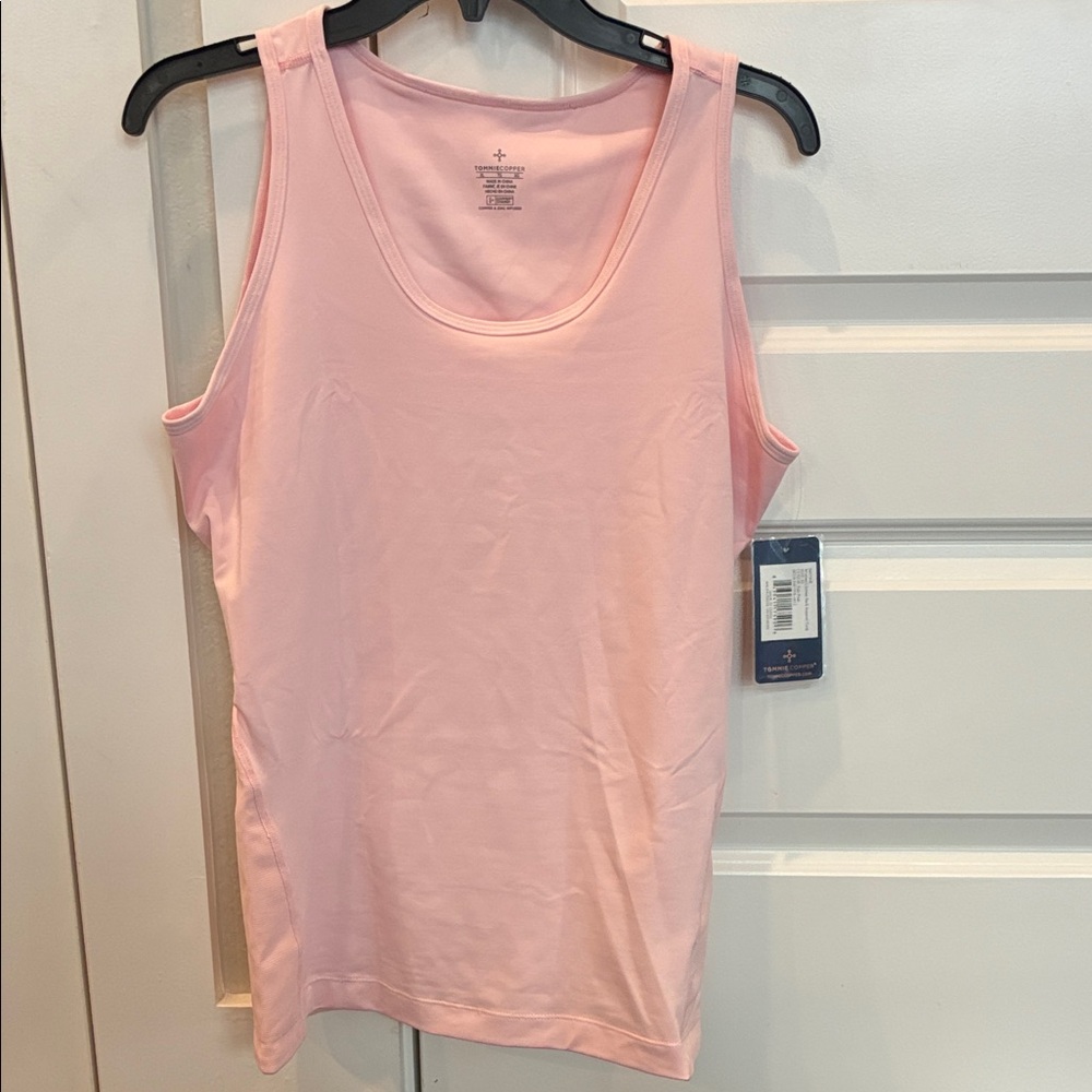 Tommie Copper Lower Back Support Tank Pale Pink XL